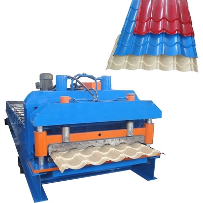 Kundenspezifische Dachwalzenformmaschine für die Herstellung von Fliesen mit 4 kW Leistung
