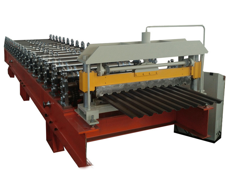 2.5T Wandplatten-Rollformmaschine Hydraulisches Schneiden mit 50 mm Schachtdurchmesser