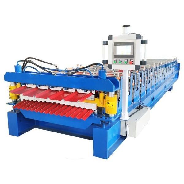2025 New Trapezoidal and glazed Double Layer Roof sheet roofing tile Roll Forming Machine