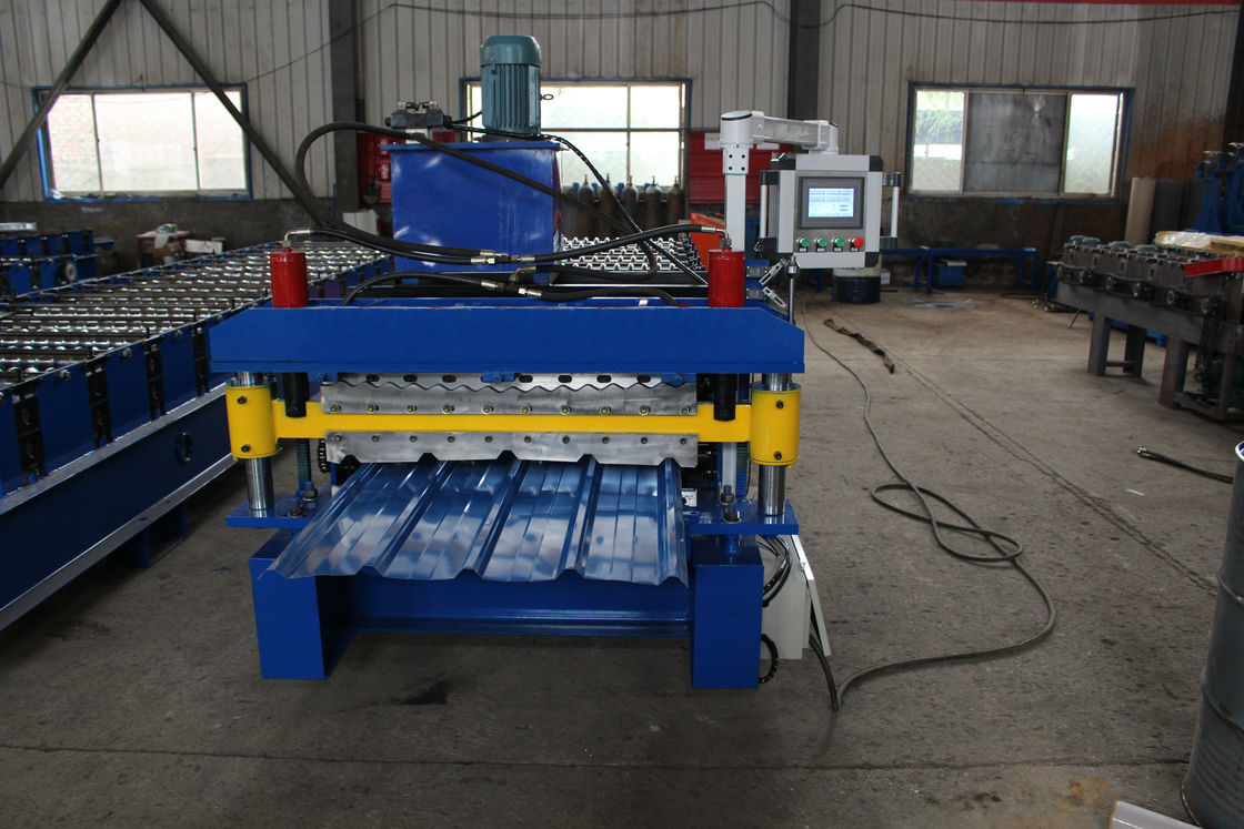 2025 New Trapezoidal and glazed Double Layer Roof sheet roofing tile Roll Forming Machine