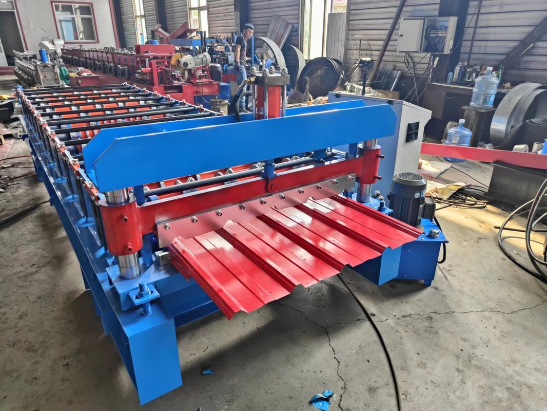 IBR-Dachziegel-Rollformmaschine, Breite 1000 mm, GI PPGI, vorlackierte Stahlspule