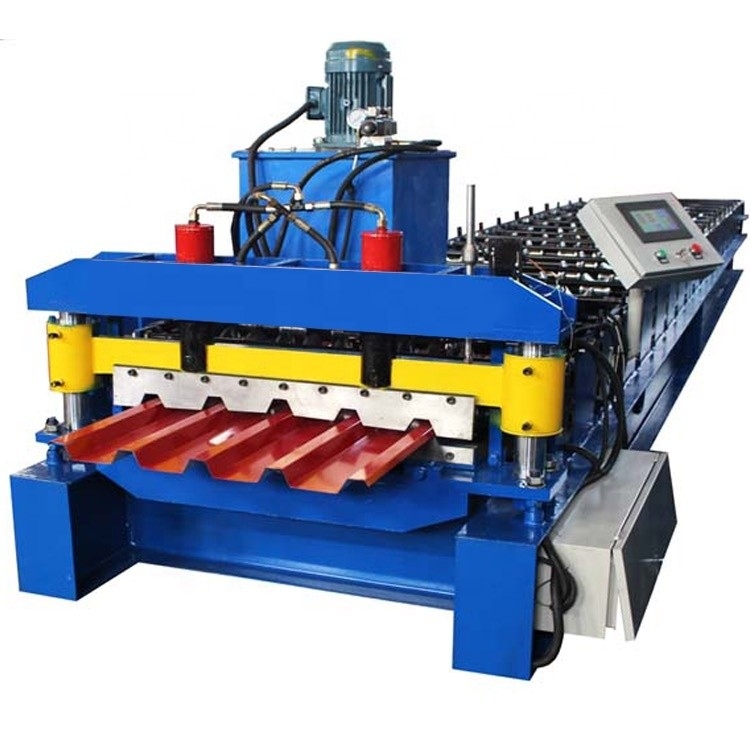 IBR-Dachziegel-Rollformmaschine, Breite 1000 mm, GI PPGI, vorlackierte Stahlspule