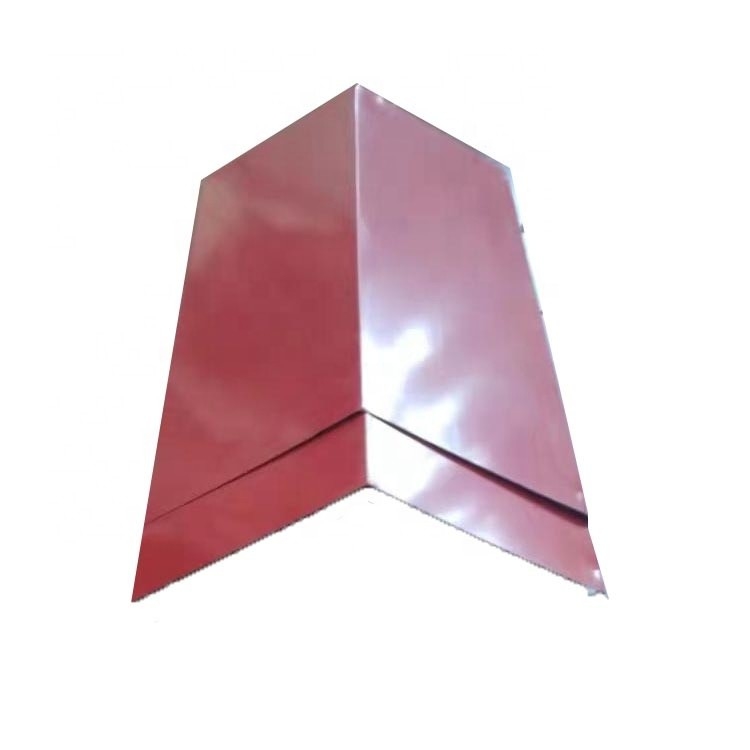 Winkel-Art Ridge Cap Roof Roll Forming-Maschine mit hydraulischer Presse und Ausschnitt