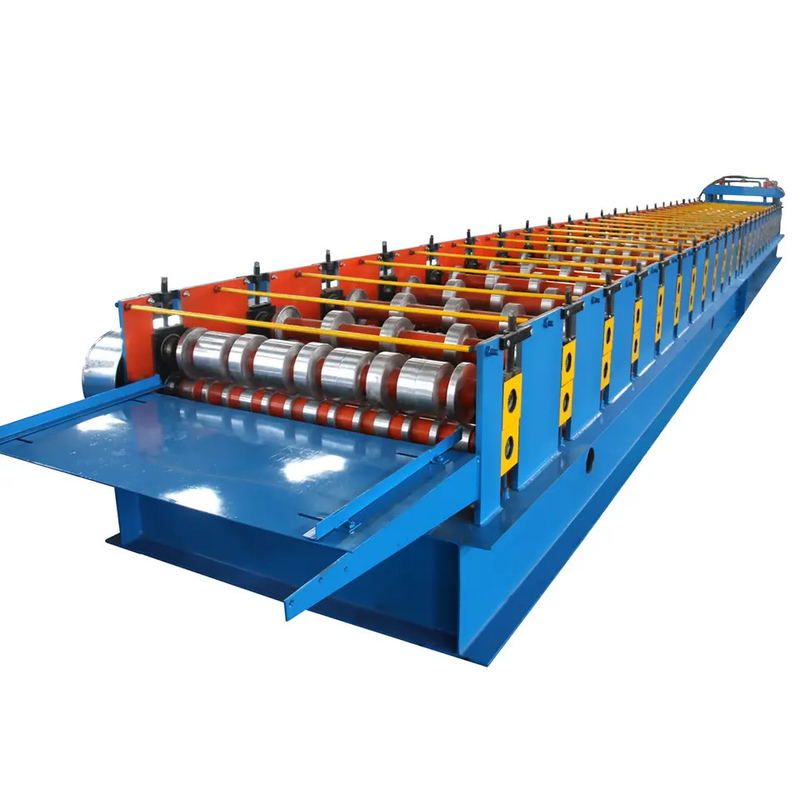Volle automatische 0.3-0.8mm Stahl-Boden-Plattform-Rolle, die Maschine 5m/Min bildet