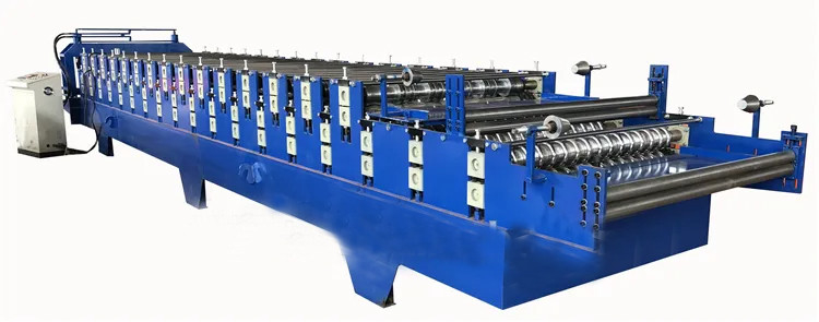 Doppelschicht-Dach-Rolle 380V 60Hz 3Ph, welche die Maschine 840 trapezoid und 836 bildet