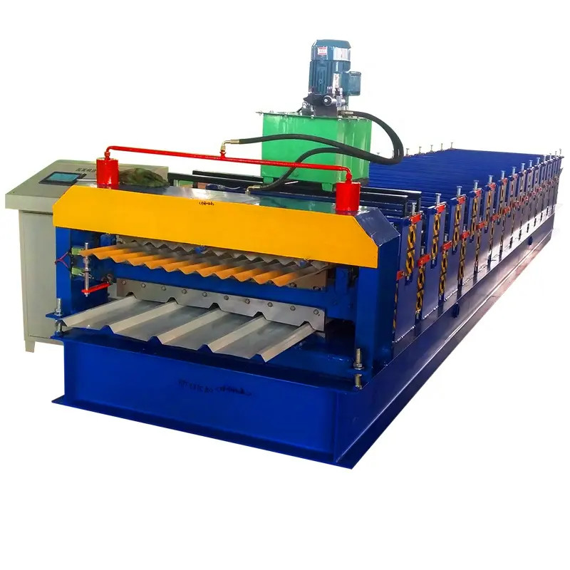 Hohes Produktivitäts-doppelstöckiges Rollenehemalige Doppelschicht-Rolle, die Maschine 380volt bildet