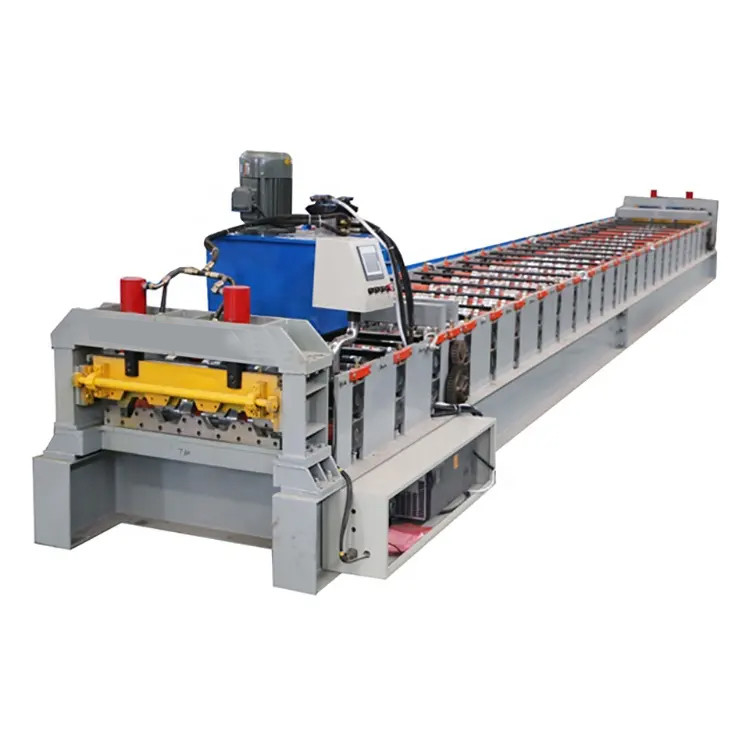 Galvanisierte PPGI-Doppelschicht-Rolle, die Maschine mit hydraulischem Ausschnitt 8-15m/Min bildet