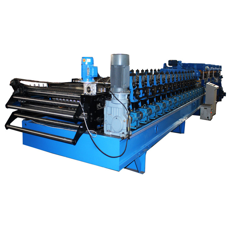 2024 Neue 380V 60Hz 3Ph Doppelschicht-Dachrollenformmaschine 840 Trapezform und 836