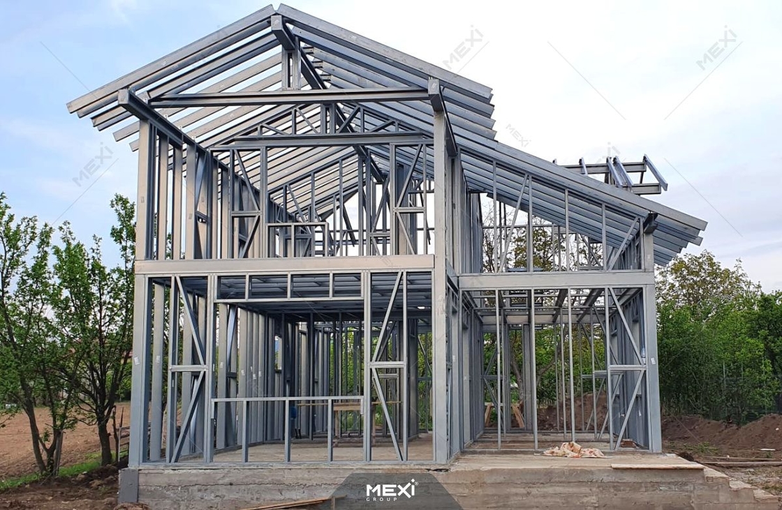2024 Beste Preis Hochrechte Leichtgauge Stahl Villa Rahmen Rollen Formierung Maschine
