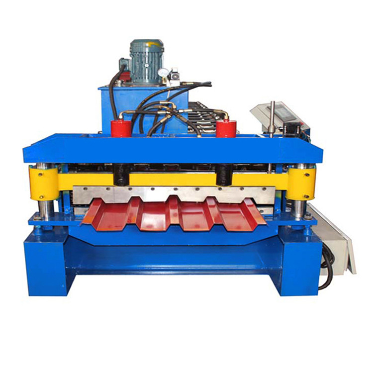 IBR 686 Profil eine Schicht Rollformmaschine Plc Steuerung und hydraulisches Schneiden