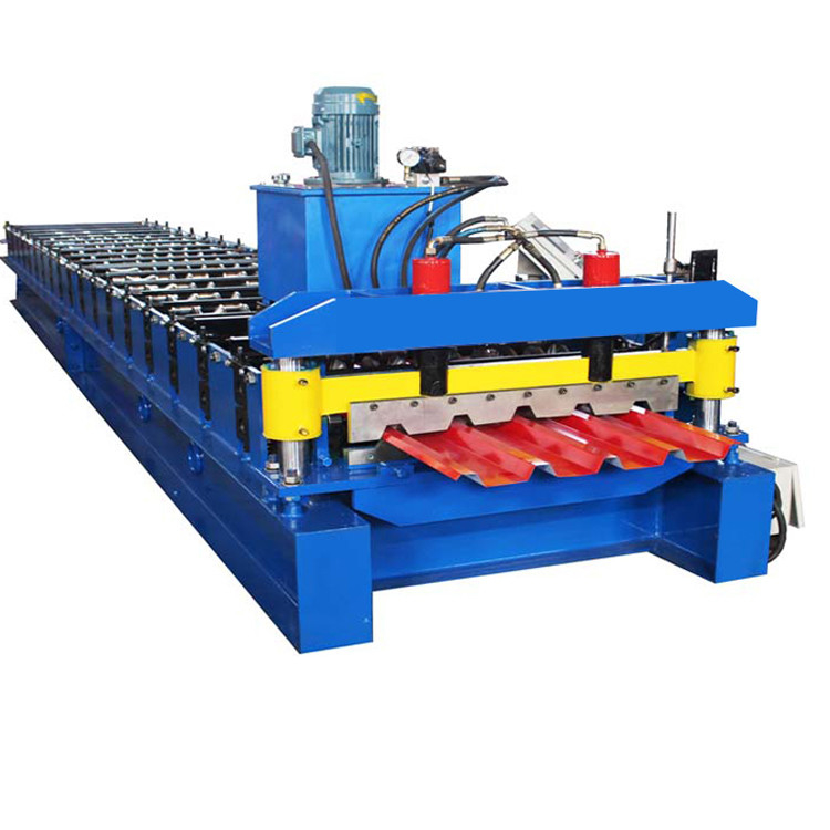 IBR 686 Profil eine Schicht Rollformmaschine Plc Steuerung und hydraulisches Schneiden