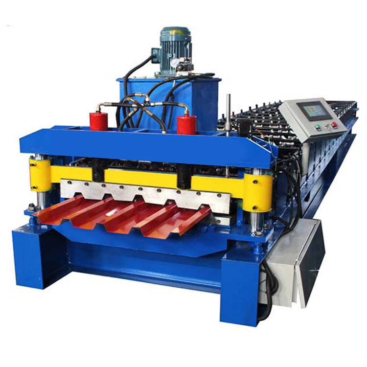 IBR 686 Profil eine Schicht Rollformmaschine Plc Steuerung und hydraulisches Schneiden