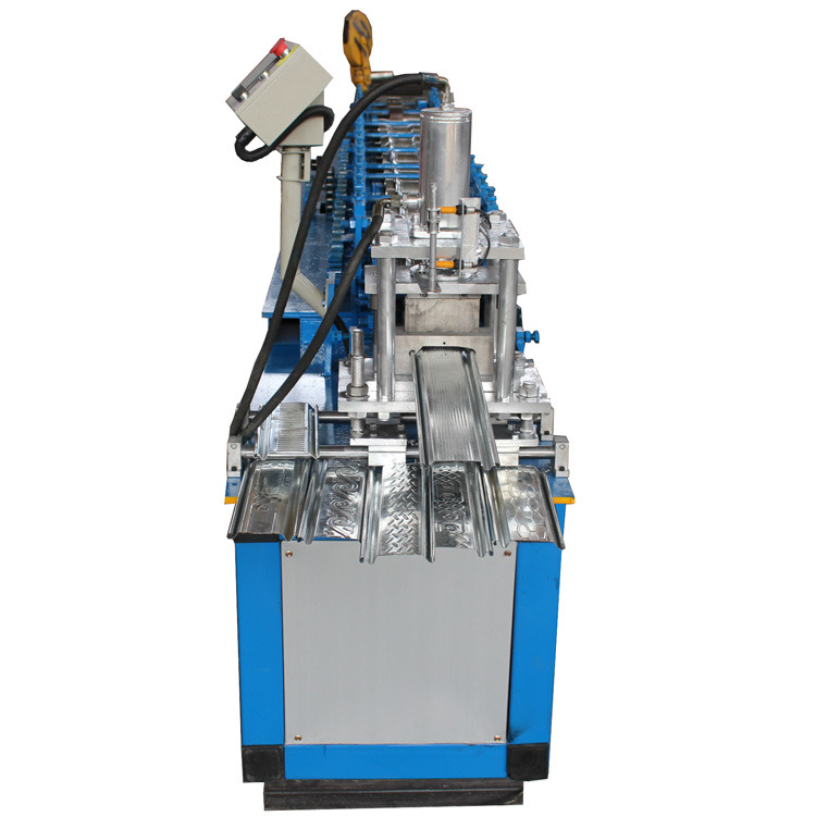 Verzinkte Stahlspule PLC-gesteuerte Rollenformmaschine 0,8-1,2 mm Hydraulisches Schneiden