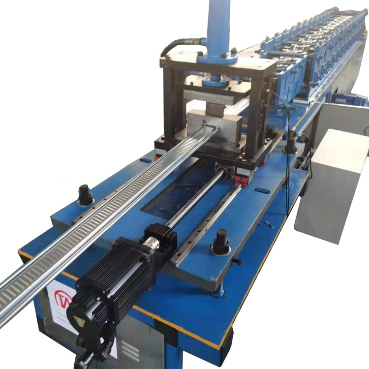 Hydraulisches Schneiden 18 Stationen Verschluss Tür Roll Formmaschine 0-15m/min Rollgeschwindigkeit