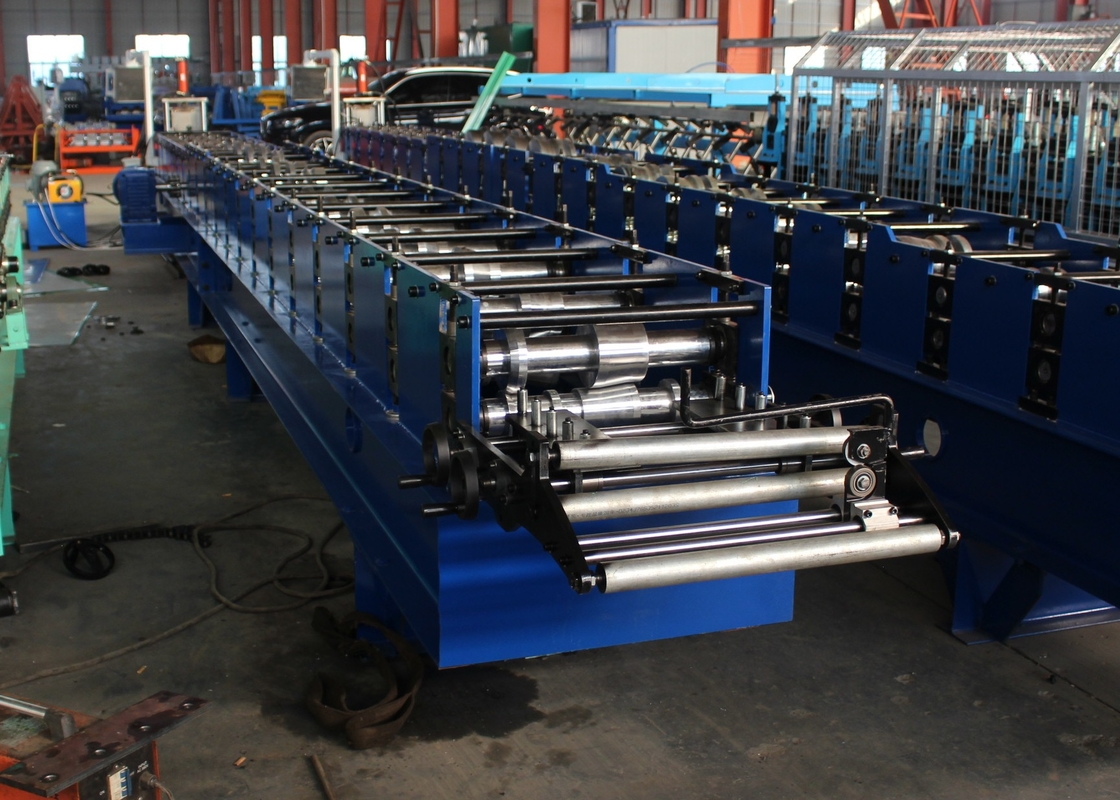 Hydraulische Schnitt-Rohr-Roll-Formmaschine 18-Stationen-Rollstationen 4KW Motorleistung
