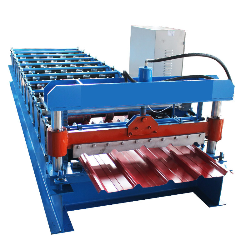 2T Kapazität Kettenantrieb Dachfliesen Roll Formmaschine mit 1250mm und 380V Leistung