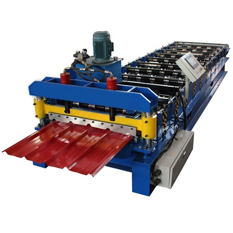 32 kW Sandwich Panel Making Machine PLC gesteuerte Rollenformmaschine 3-6m/min Geschwindigkeit