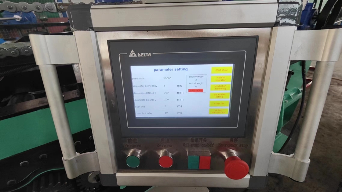PLC-Steuerung Schneiden auf Länge und Schneiden Linie Leveler mit 4KW Formieren Motor 0,3-4mm