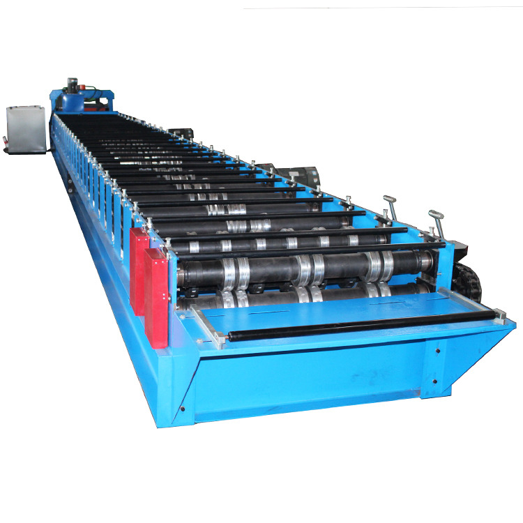 Schwerlast 380V/50HZ/3Phase 0,3-0,8mm Bodendeck Stahldachblech Rollformmaschine