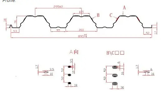 PLC-gesteuerte Bodendeck-Rollformmaschine mit 45#-Stahlwalzen für eine reibungslose Produktion