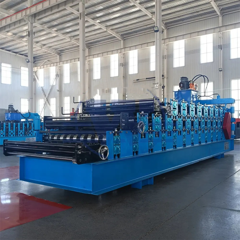 3 in 1 Metall-Stahl-Ibr-Dachplatten Rollformmaschine mit drei Profilen individuell