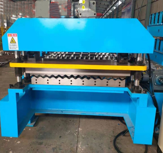 7/8'' Dachplattenherstellung Herstellung von Wellplatten-Dachrollenformmaschine