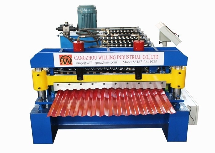 Baugewerbe Dachrollenformmaschine Walzplattenmaschine
