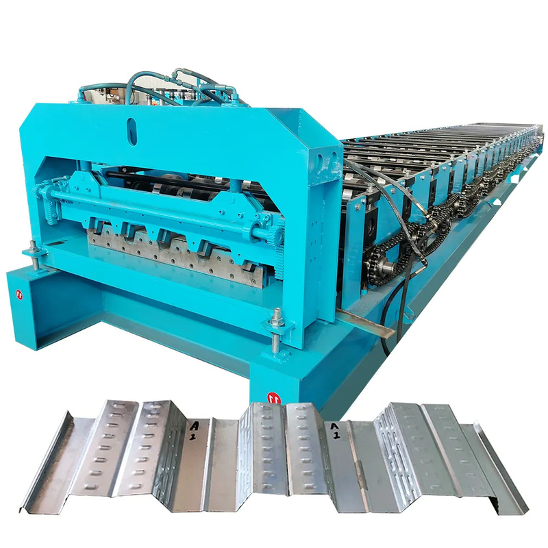 36'' Hochgeschwindigkeitsmaschine Typ B für die Rollenformung von Dach- und Bodendecks mit hydraulischem Schneidmodus und Rollenmaterial