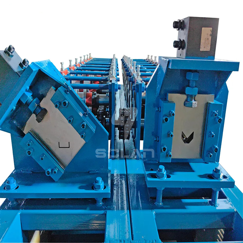 C U-Stud mit Stanz-Stud und Spur-Rollformmaschine mit hoher Geschwindigkeit
