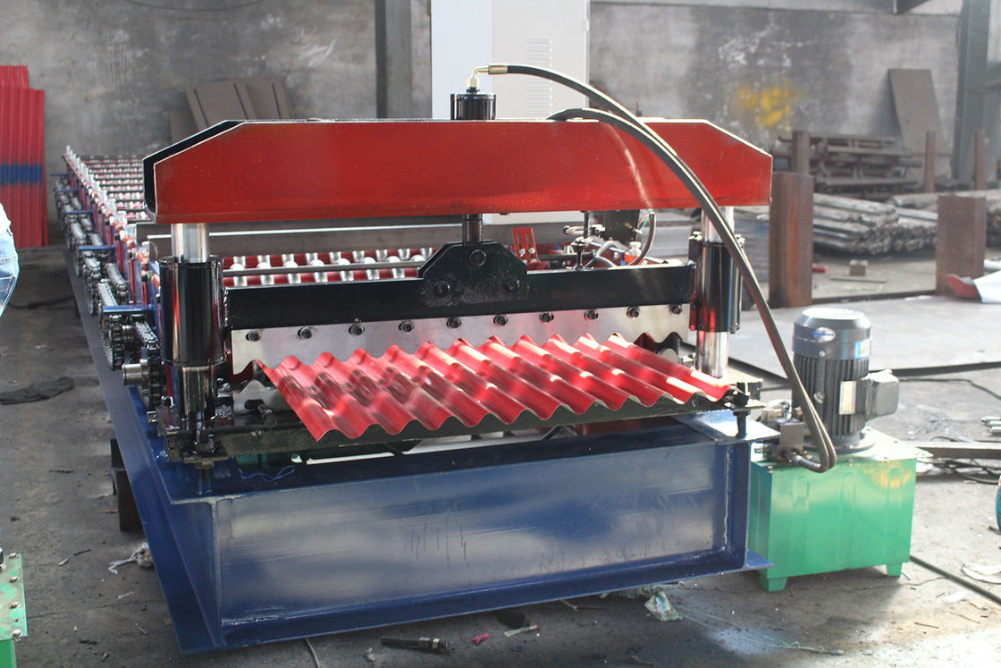 380v 50hz Wellstoff-Dachblech-Rollformmaschine Stabile Leistung Langlebigkeit