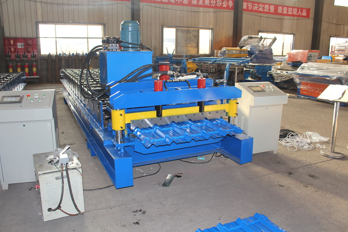 380v 50hz 2025 neues Design Anpassung Galvalume Roof Panel Roll Forming Machine Plc
