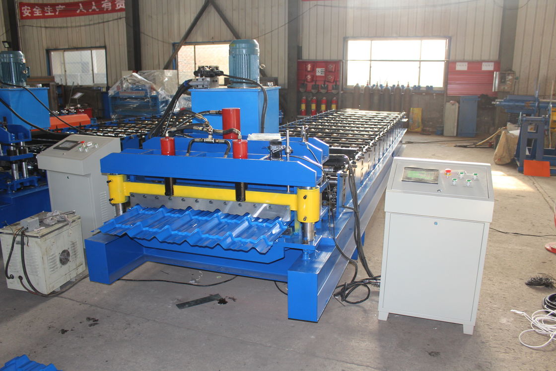 380v 50hz 2025 neues Design Anpassung Galvalume Roof Panel Roll Forming Machine Plc