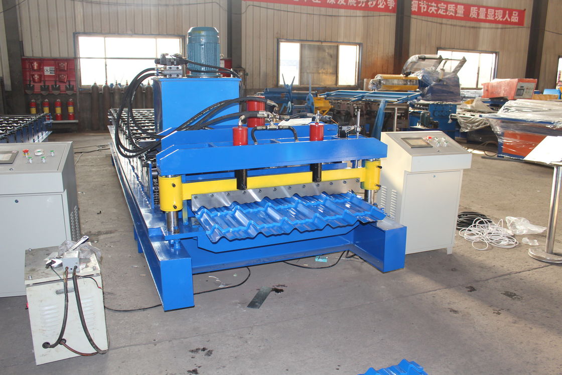 380v 50hz 2025 neues Design Anpassung Galvalume Roof Panel Roll Forming Machine Plc