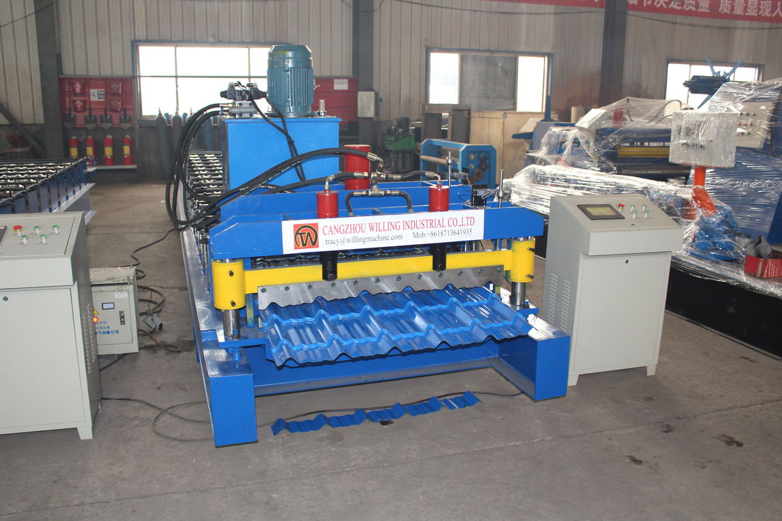 380v 50hz 2025 neues Design Anpassung Galvalume Roof Panel Roll Forming Machine Plc