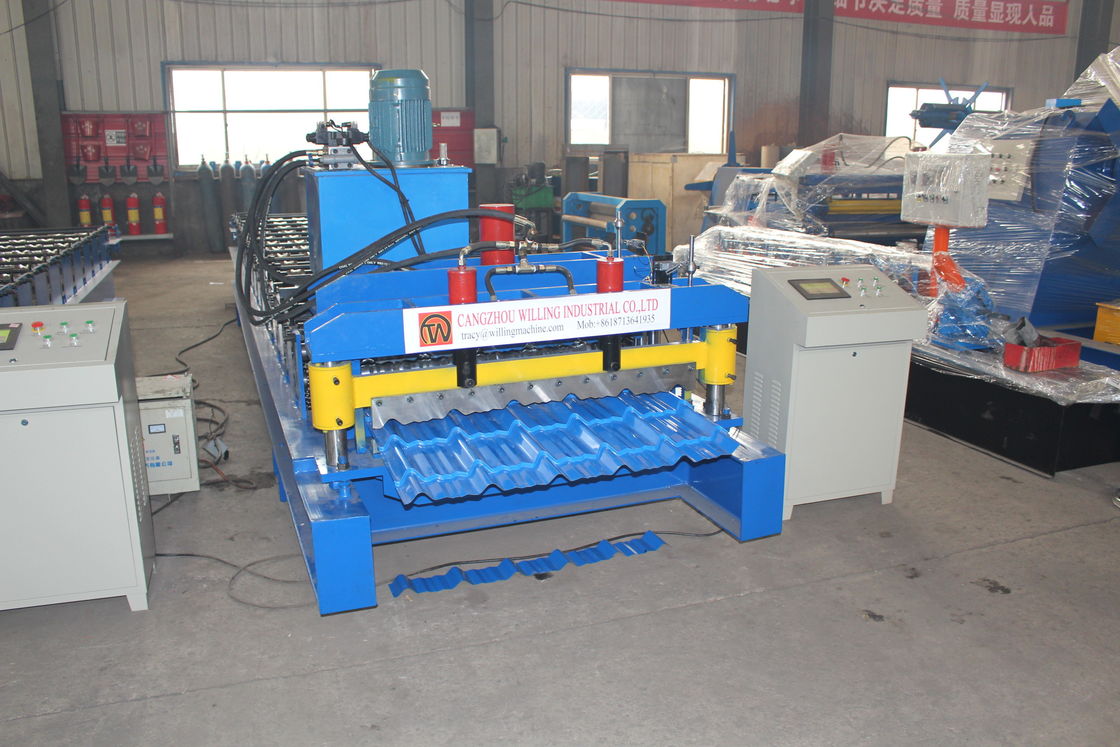 380v 50hz 2025 neues Design Anpassung Galvalume Roof Panel Roll Forming Machine Plc