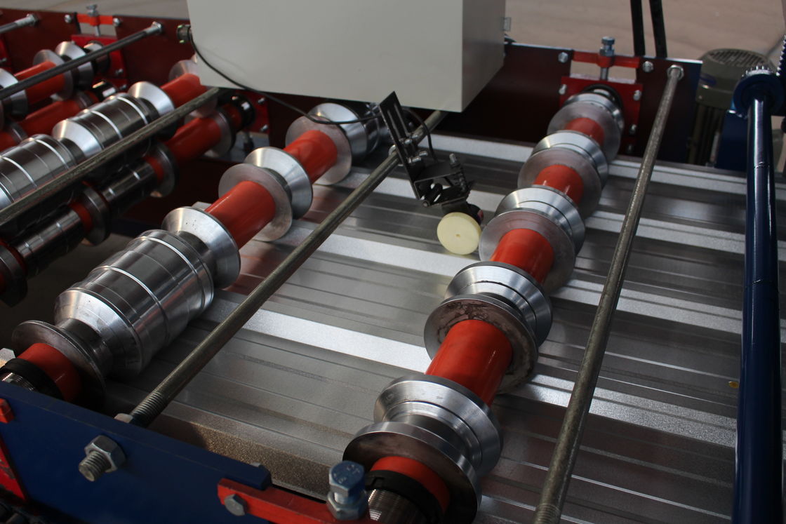 380v 50hz Ribtype Roof Roll Forming Machine 36 Abdeckung 3/4 Hohe Rippen Einfache Bedienung