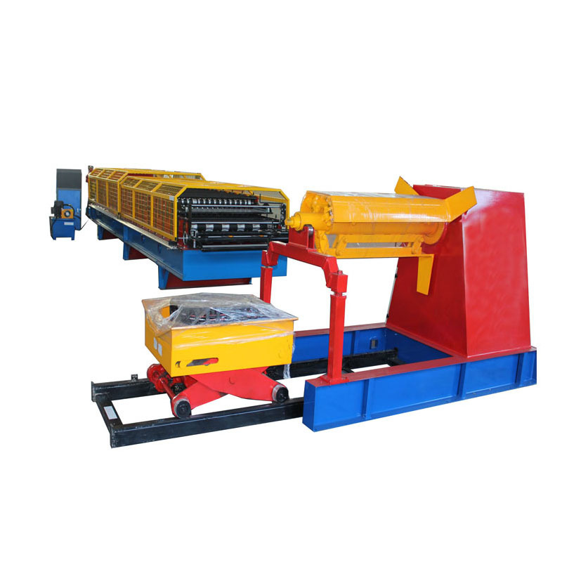 0.3-0.8mm Doppelschicht-Dachrollenformmaschine Ibr & Wellblechplattenformmaschine