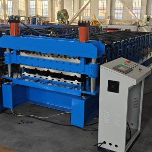 Doppelschicht-Rollformmaschine 0,3-0,8 mm Dicke 8-15 m/min