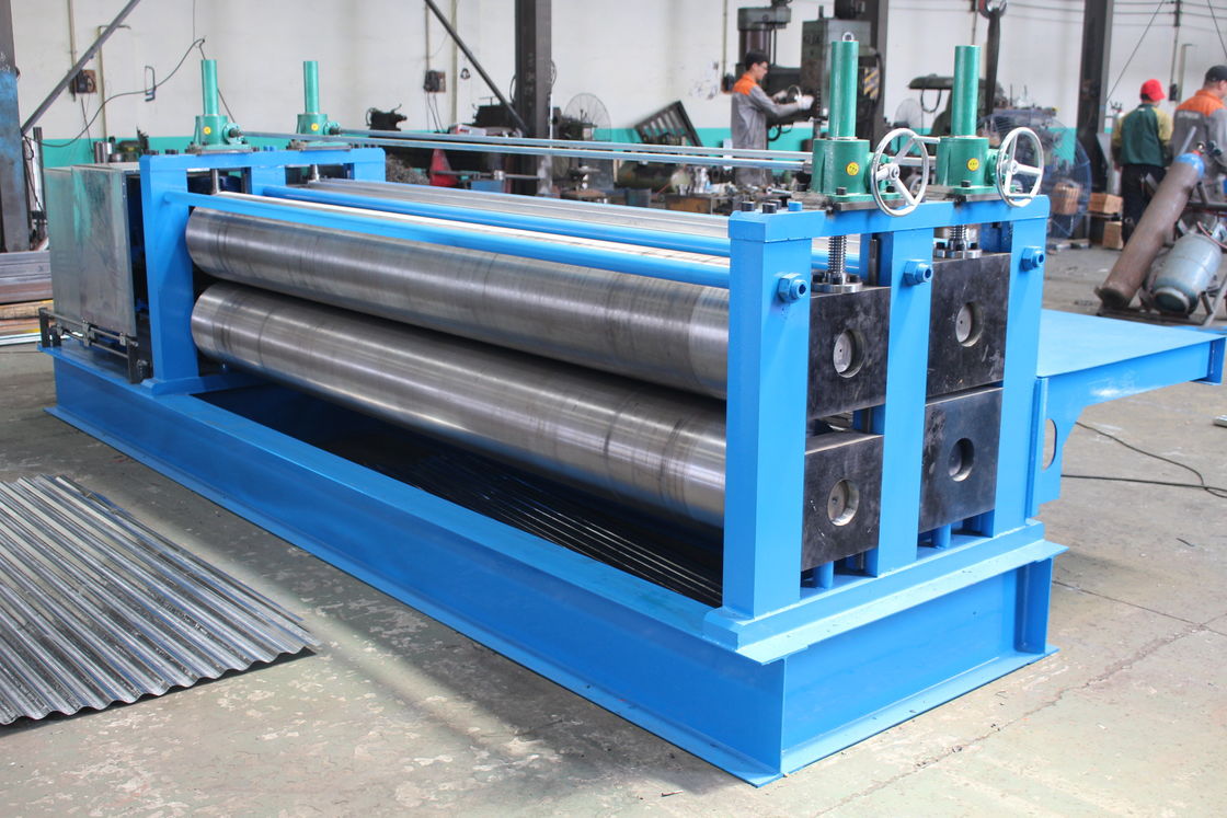 Dünne galvanisierte Wellblech-Rolle, die Fass der Maschinen-0.12-0.4mm bildet