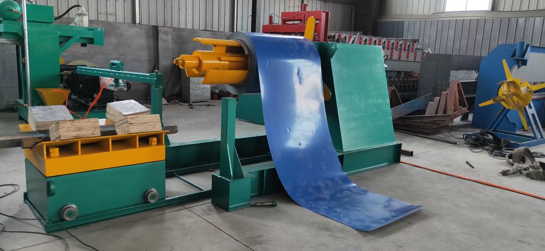 380v 50hz Hochgeschwindigkeitsmaschine für die Produktion von Stahlspulen mit hydraulischem Uncoiler und Recoiler