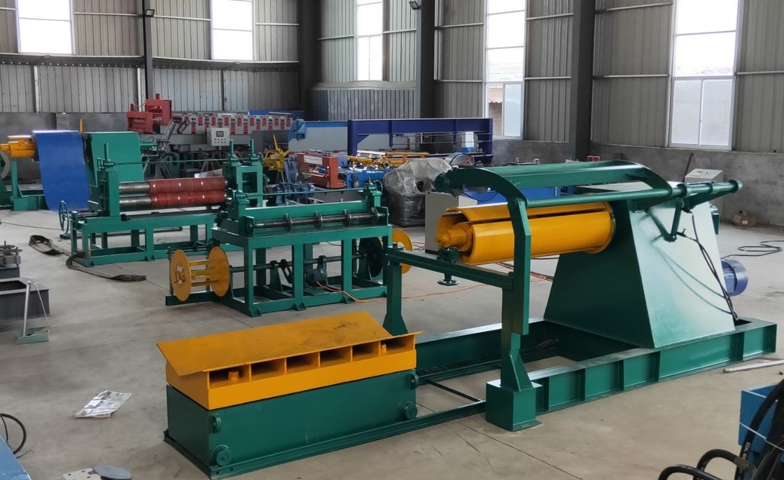 380v 50hz Hochgeschwindigkeitsmaschine für die Produktion von Stahlspulen mit hydraulischem Uncoiler und Recoiler