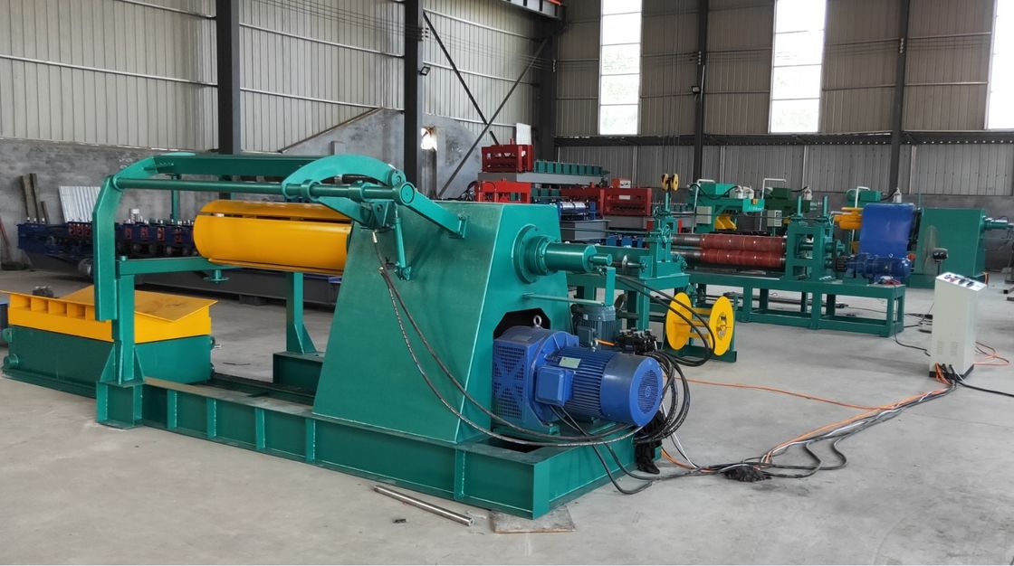 380v 50hz Hochgeschwindigkeitsmaschine für die Produktion von Stahlspulen mit hydraulischem Uncoiler und Recoiler