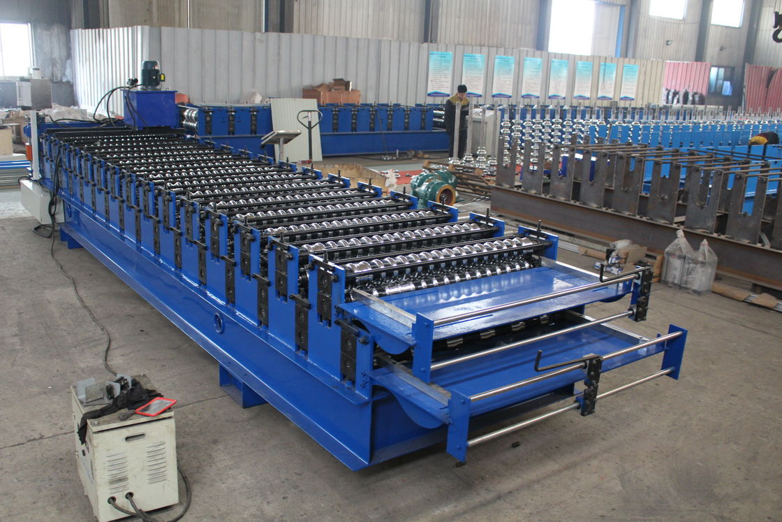 Rolle der Doppelschicht-7.5kw, die Maschine GI PPGI 25m/Min Anti Rusty bildet