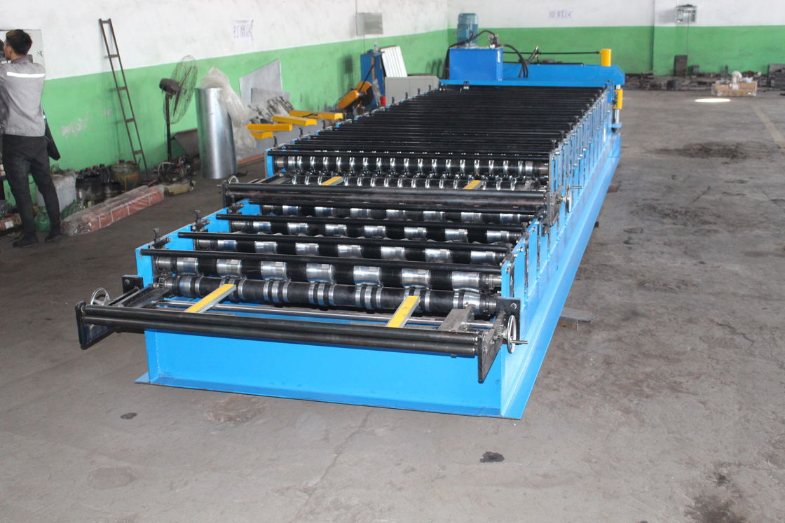 Full Auto-Blech-Doppelschicht-Rolle, die Maschine 15 - 18m/Min Hydraulic bildet