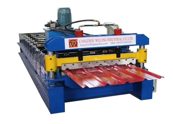 5 Rippen-Dach-Rolle, welche Reihen-die trapezoide Blatt-Rolle der Maschinen-11 bildet Maschine bildet