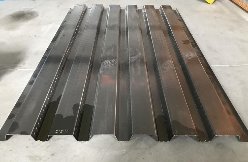 Trapezoides Profil farbige Metallboden-Plattform-Rolle, die Maschine bildet