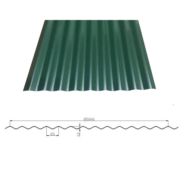 Farbiges Stahlgewölbtes Stahlblech der wand-850mm, das Maschine 15m/Min herstellt