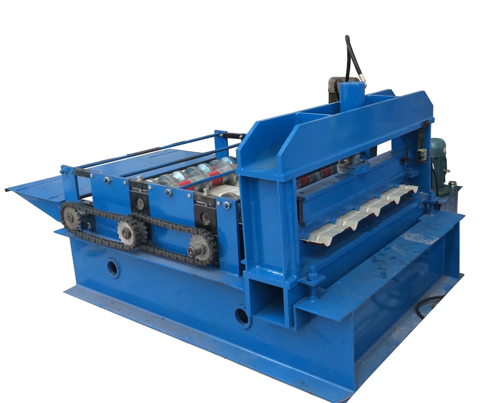 Hydraulische Kräuselungsppgi-Dachplatte-Rolle, die Maschine für gebogenes Bogen-Blatt bildet