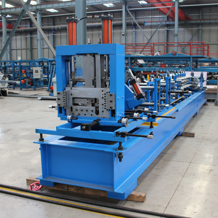 80-350 CZ Purlin Roll Formmaschine mit PLC-Steuerungssystem und hydraulischem Schneidmodus