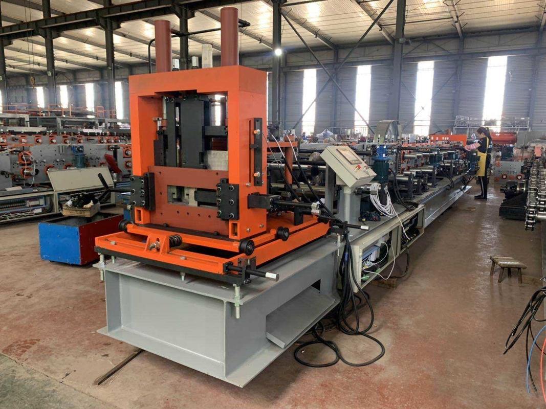 80-350 CZ Purlin Roll Formmaschine mit PLC-Steuerungssystem und hydraulischem Schneidmodus